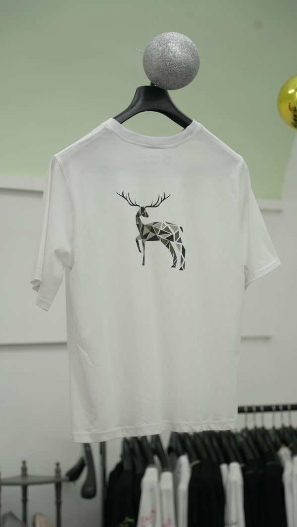 Cotton Printed Round neck Tshirt - Deer