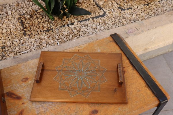 Hand Painted Wooden Tray - Chronicles